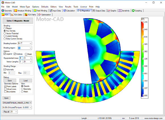 Motor CAD EMag Feature